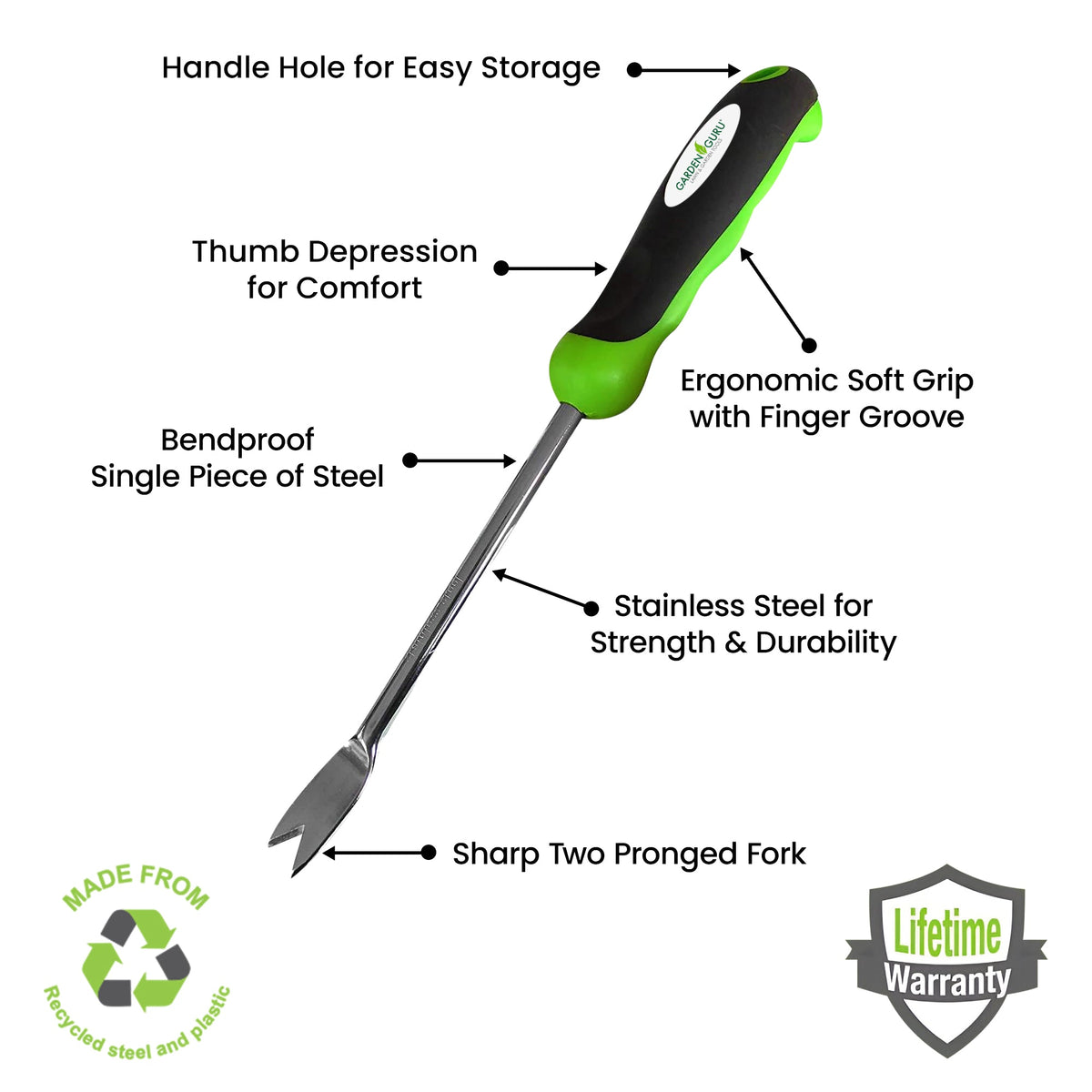 Stainless Steel Garden Dandelion Weeder Tool