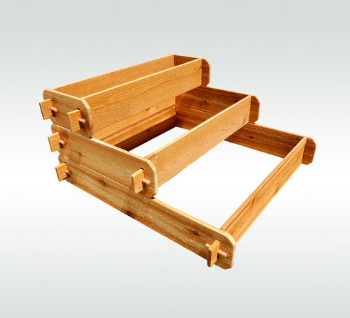 3-Tiered Raised Garden Bed Kit | Select Cedar | 1×3, 2×3 & 3×3